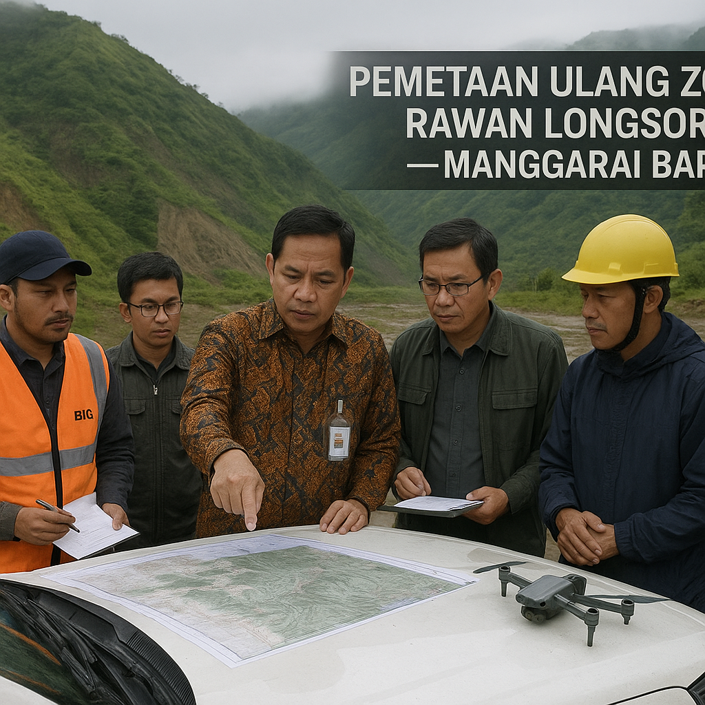 Bupati Manggarai Barat Instruksikan Pemetaan Ulang Zona Rawan Longsor Pasca Musim Hujan
