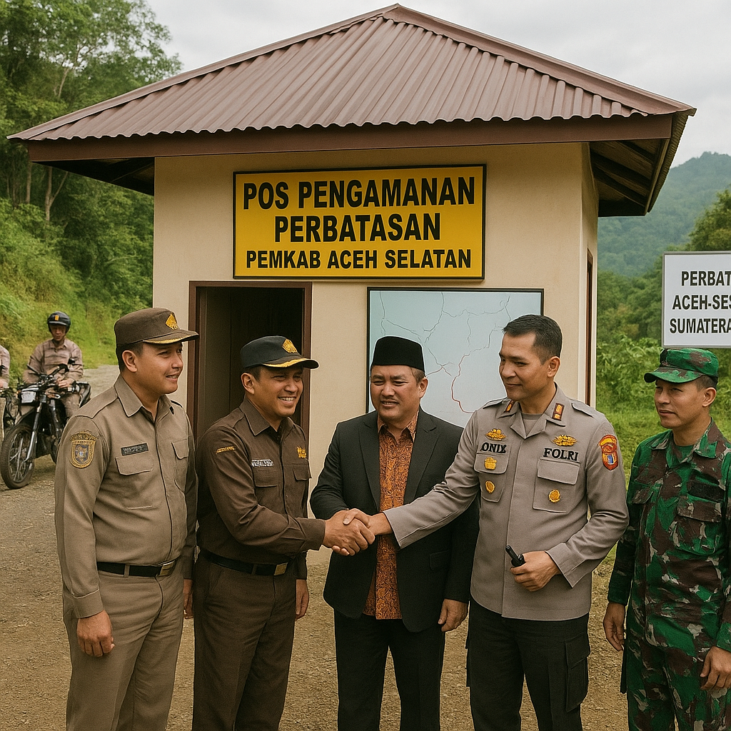 Pemkab Aceh Selatan Tingkatkan Pengamanan Perbatasan Darat dengan Provinsi Tetangga