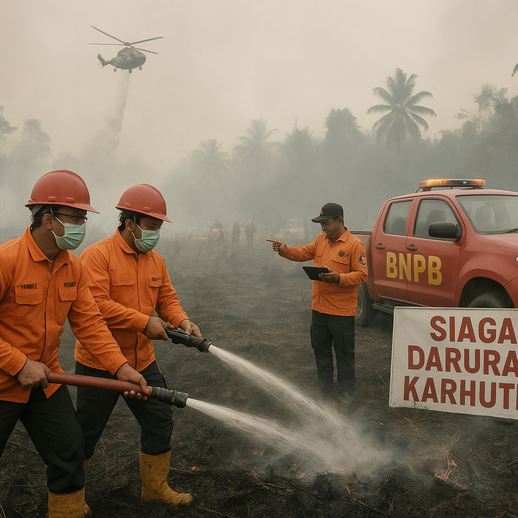 BNPB: 17 Kabupaten/Kota Masih Siaga Darurat Karhutla hingga Akhir Tahun