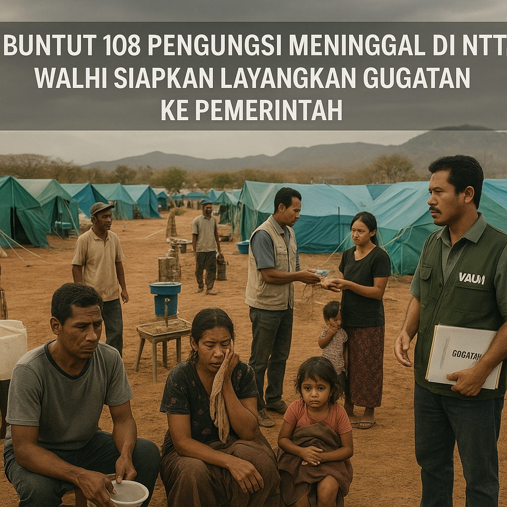 Buntut 108 Pengungsi Meninggal di NTT, WALHI Siapkan Layangkan Gugatan ke Pemerintah