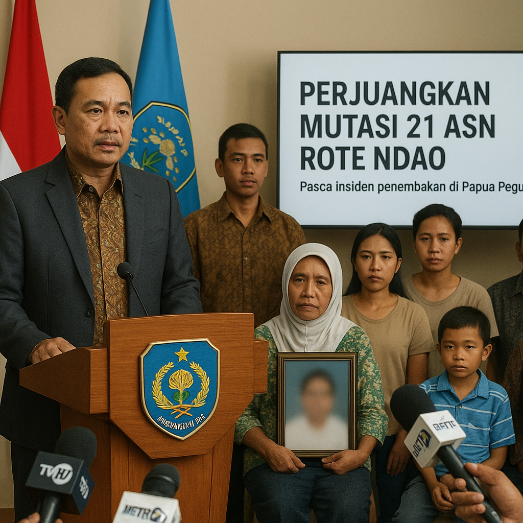 Wagub NTT Perjuangkan Mutasi 21 ASN Korban Teror KKB di Papua