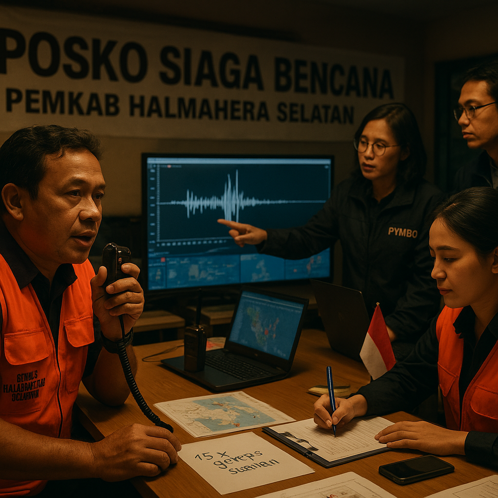 Pemkab Halmahera Selatan Tingkatkan Siaga Bencana Usai Gempa Susulan