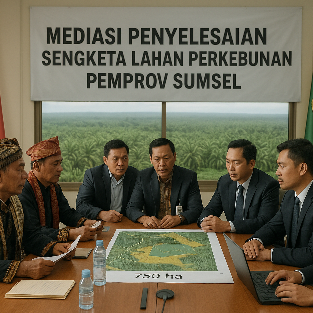 Konflik Agraria di Sumsel: Pemda Dimediasi Penyelesaian Sengketa Lahan Perkebunan