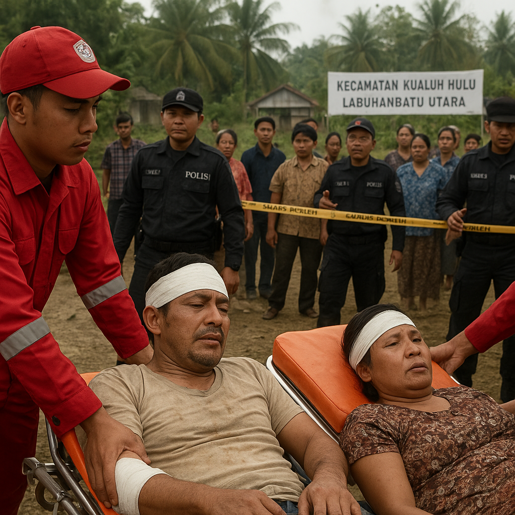 Konflik Lahan di Labuhanbatu Utara Ricuh, Dua Orang Luka-luka
