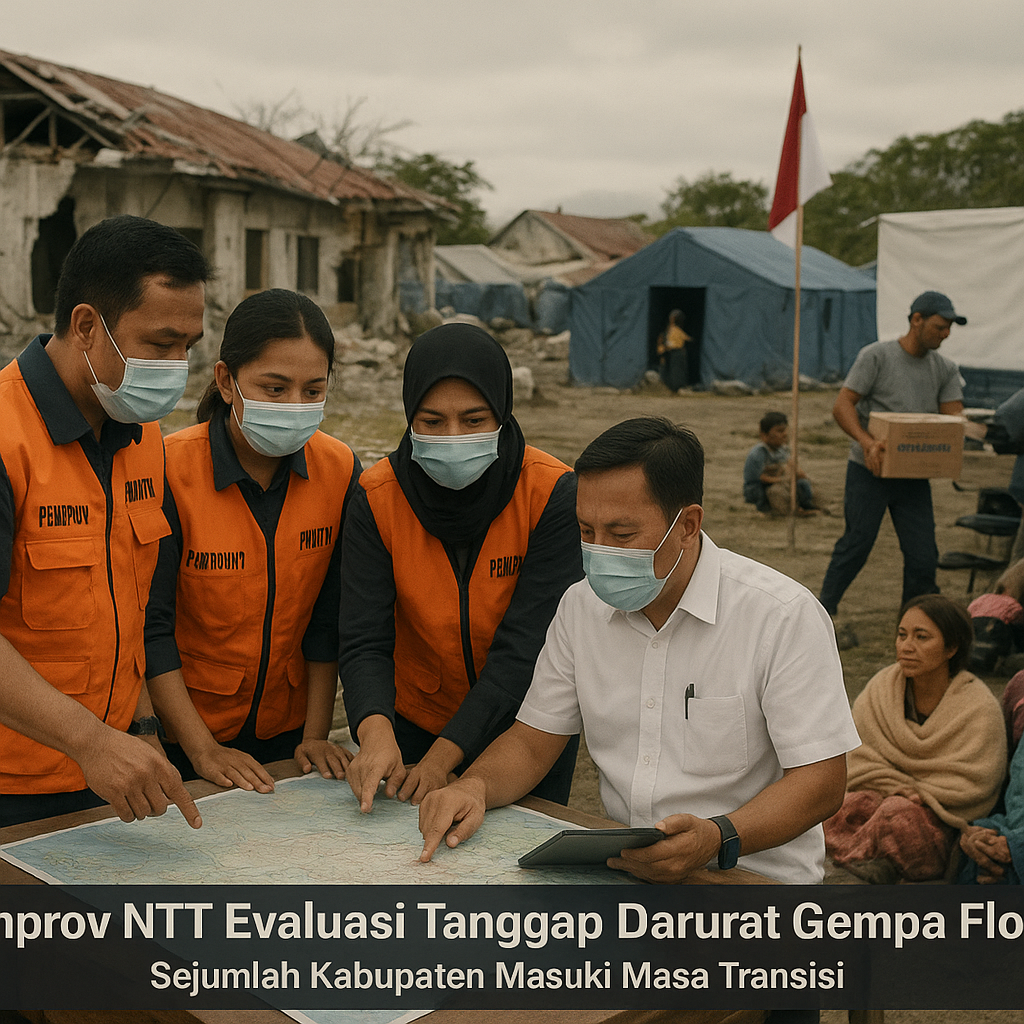 Pemprov NTT Evaluasi Tanggap Darurat Gempa Flores 7,7 SR, Sejumlah Kabupaten Masuki Masa Transisi