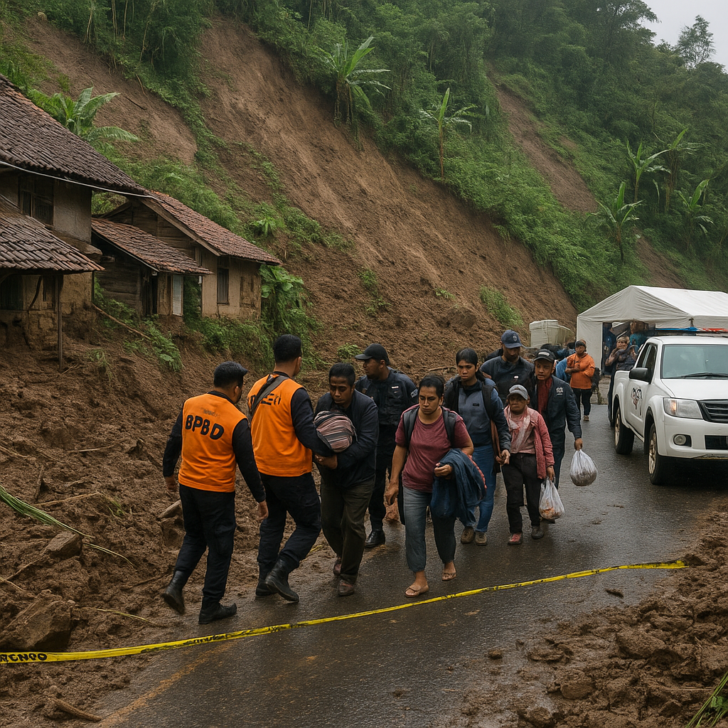 Longsor di Kabupaten Bogor Ancam Pemukiman Warga