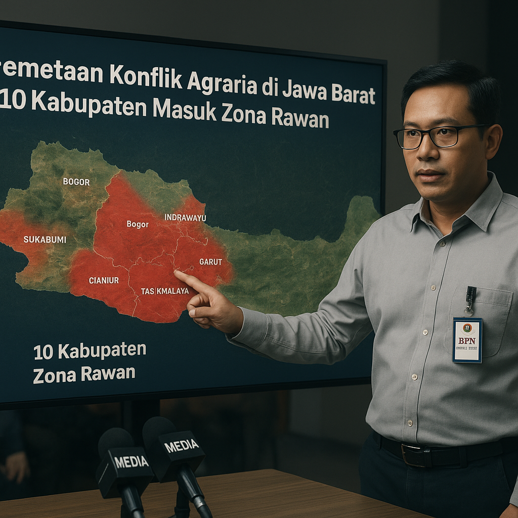 Pemetaan Konflik Agraria di Jawa Barat, 10 Kabupaten Masuk Zona Rawan