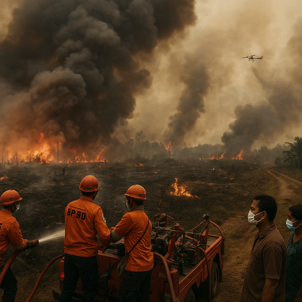 Kebakaran Hutan di Kalimantan Barat Meluas, Kabupaten Ketapang Terparah
