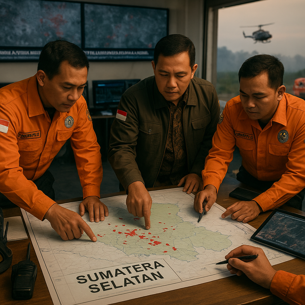 Pemetaan Titik Rawan Karhutla di Sumatera Selatan Menjadi Prioritas, Siaga Darurat Diperpanjang