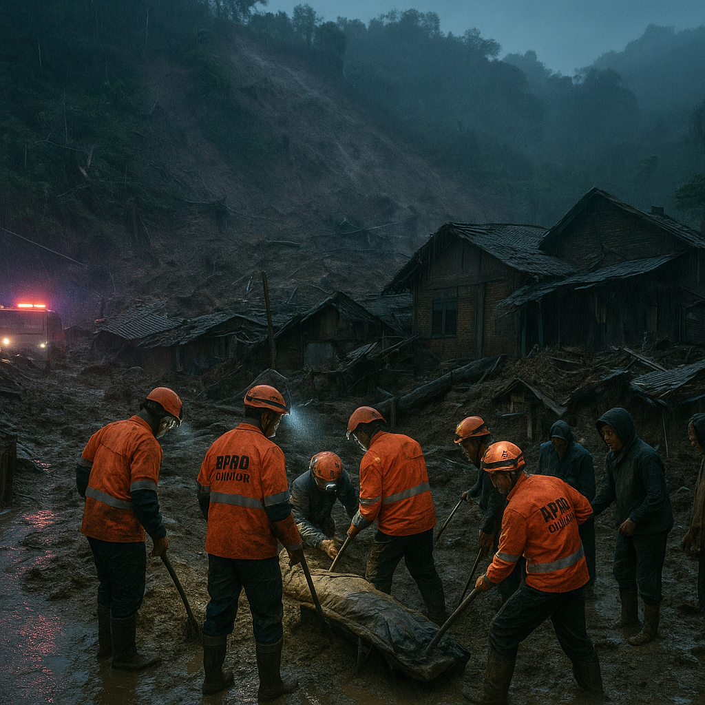 Bencana Tanah Longsor di Cianjur Akibat Curah Hujan Ekstrem