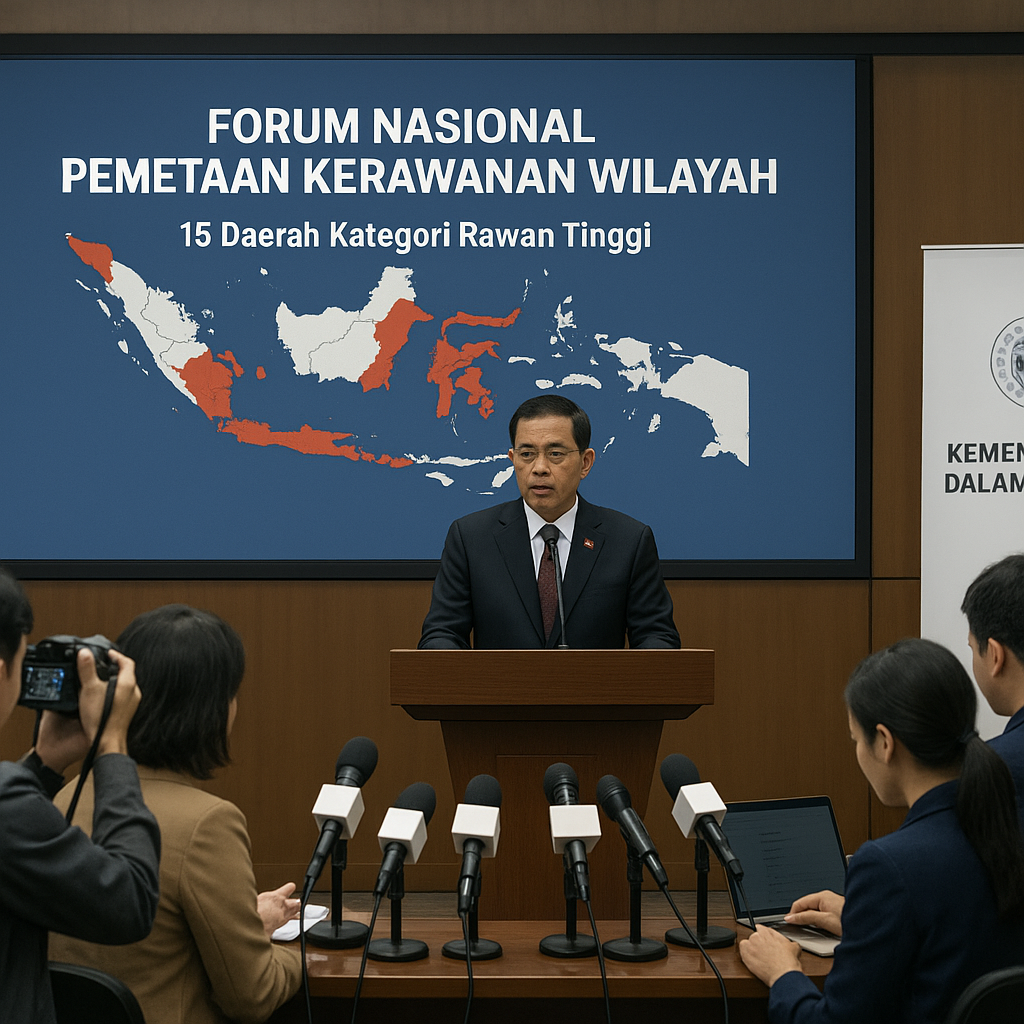 Forum Kewilayahan Kementerian Dalam Negeri: 15 Daerah Masuk Kategori Rawan Tinggi