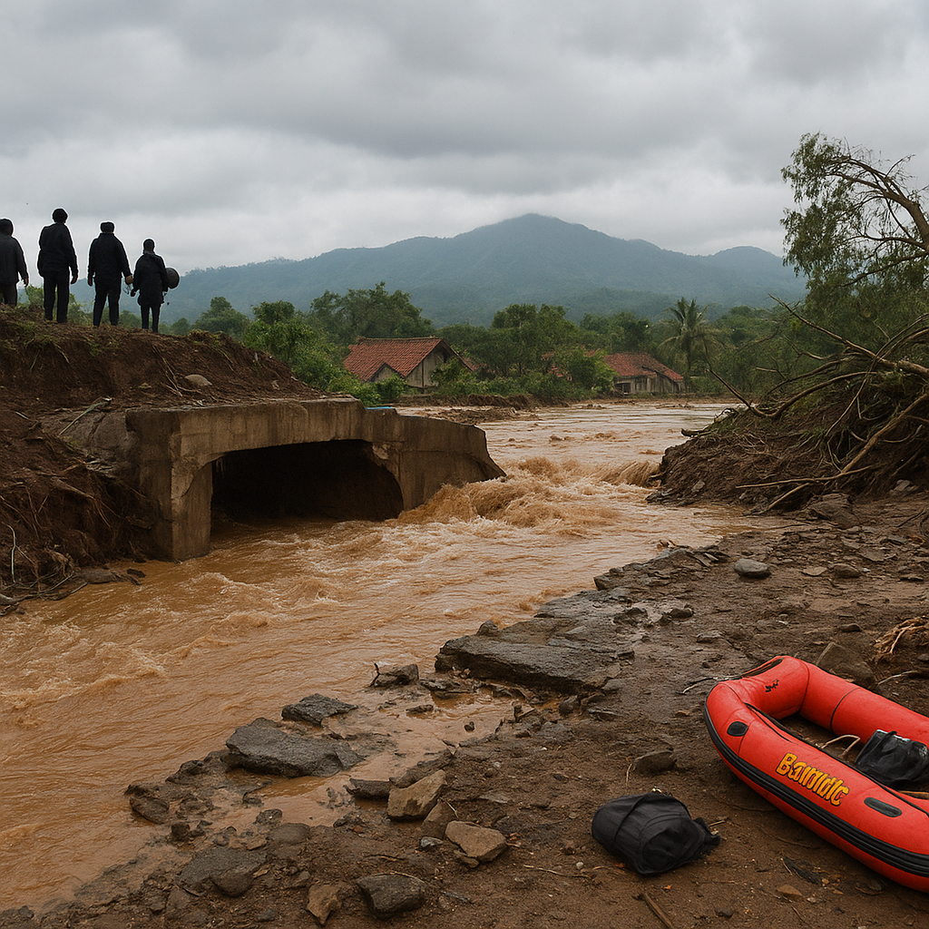 Banjir Bandang Terjang Dua Kecamatan di Garut, Ratusan Warga Mengungsi
