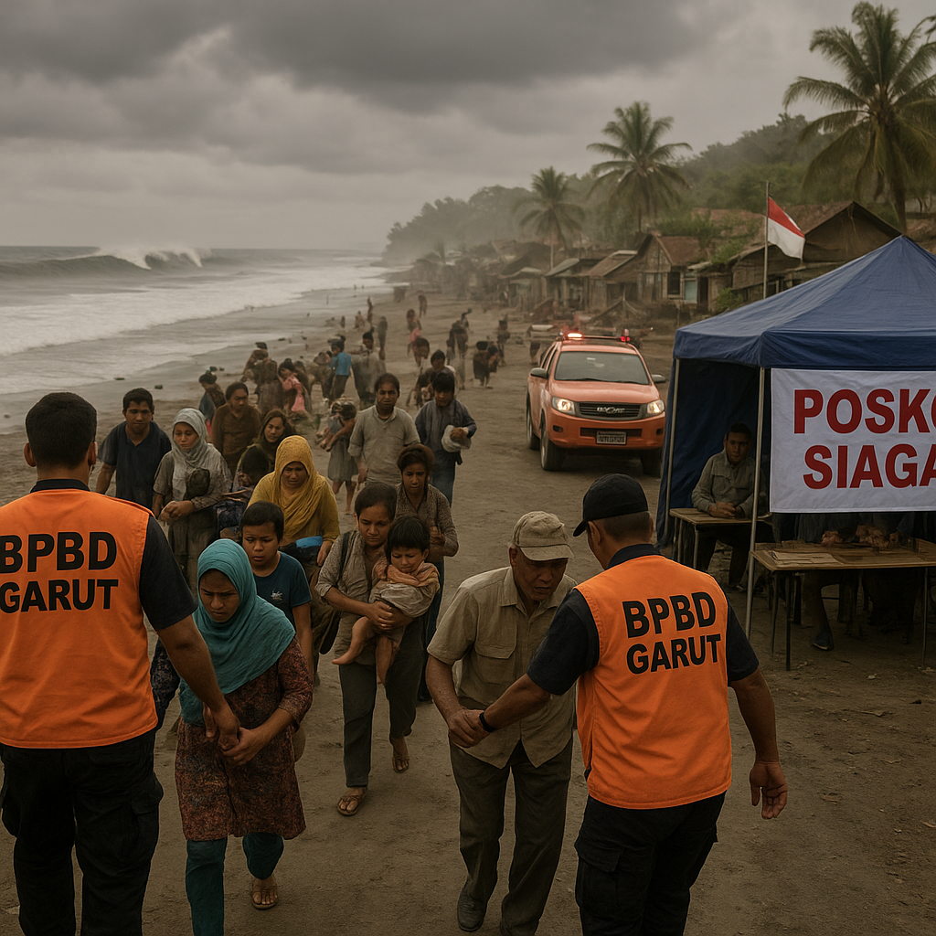 Gempa Bumi M 6,2 Guncang Kabupaten Garut, BPBD Imbau Warga Waspada Tsunami