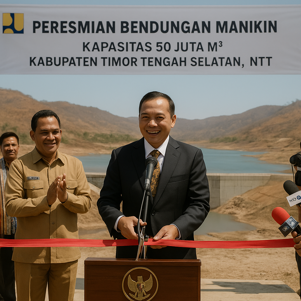 Menteri PUPR Resmikan Bendungan di NTT untuk Mengurangi Risiko Kekeringan