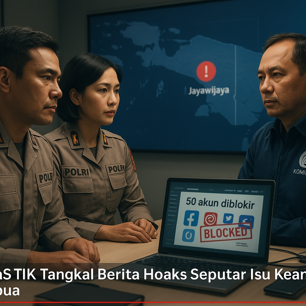 Satgas TIK Tangkal Berita Hoaks Seputar Isu Keamanan di Papua