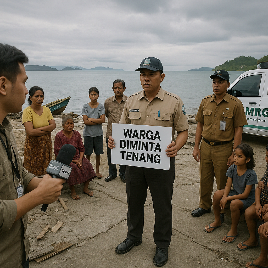 Gempa Bumi Susulan Terjadi di Laut Banda, Maluku, Warga Diminta Tenang