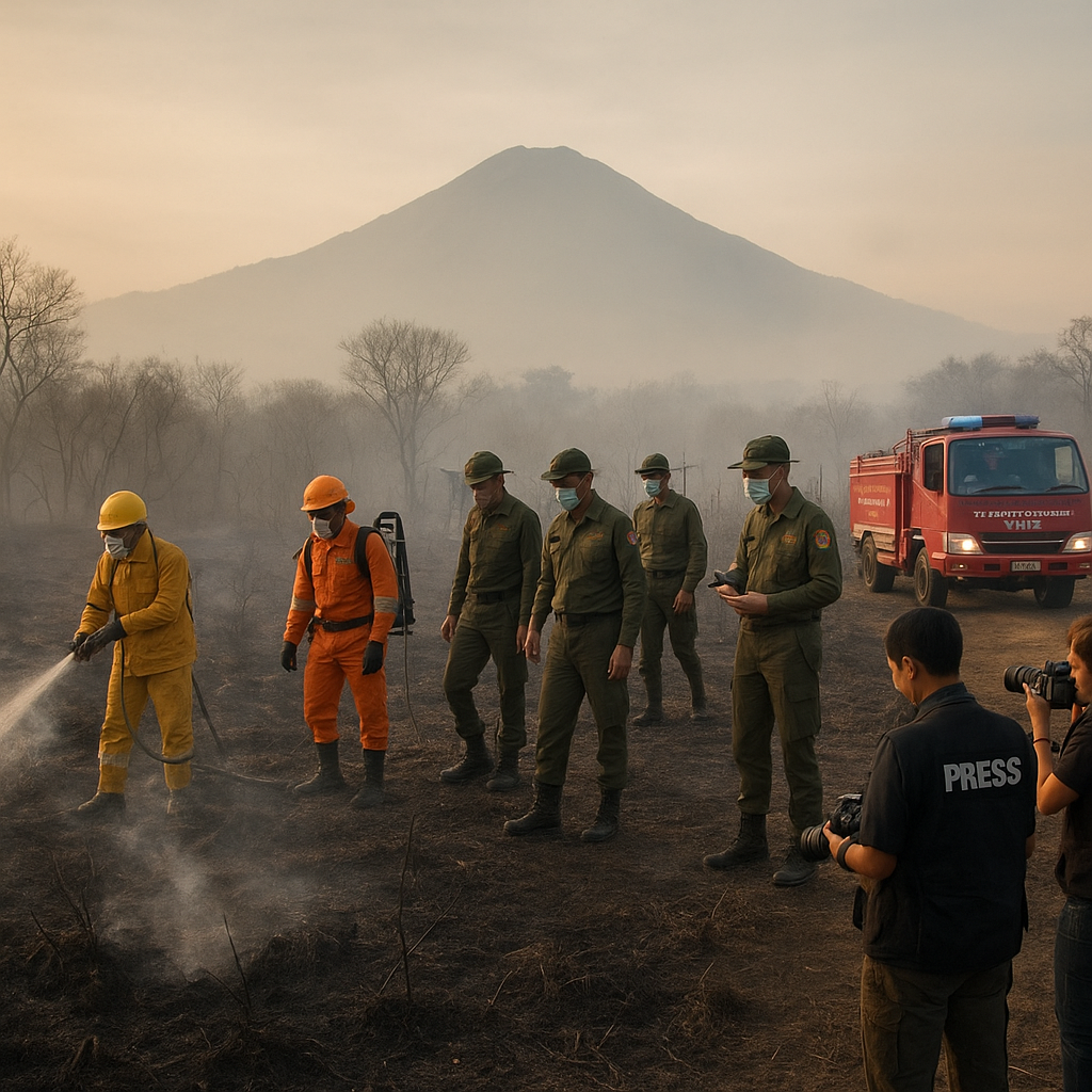 Kebakaran lahan di kawasan Gunung Rinjani telah padam