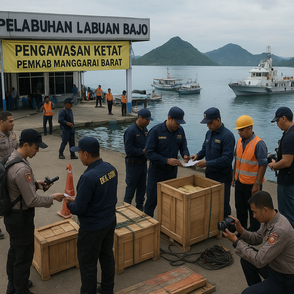 Pemkab Manggarai Barat Perketat Pengawasan di Pelabuhan Penyeberangan Labuan Bajo