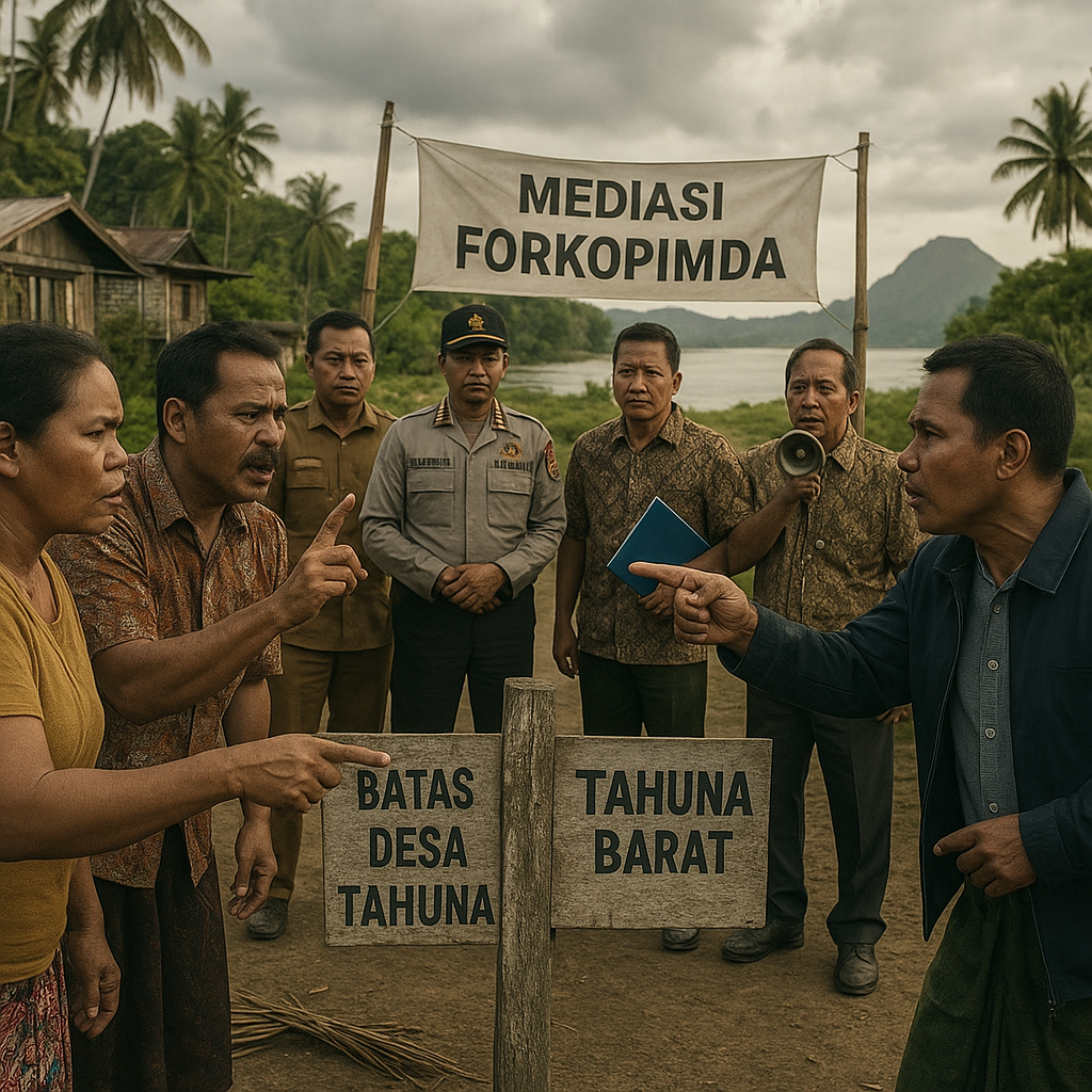 Konflik Perbatasan Tahuna-Tahuna Barat di Kepulauan Sangihe Kembali Mencuat