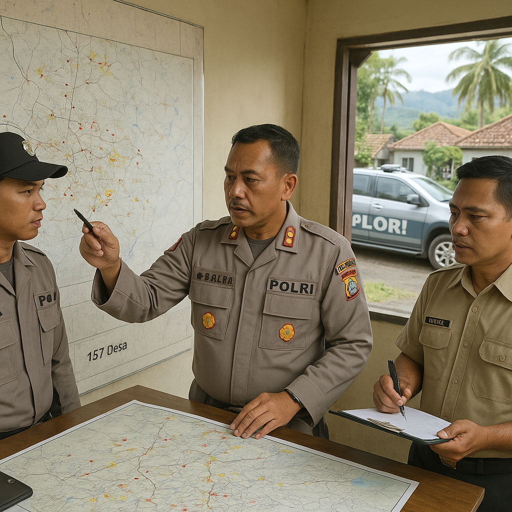 Polisi Petakan Daerah Rawan Konflik Pilkades 2027 di Lombok Timur