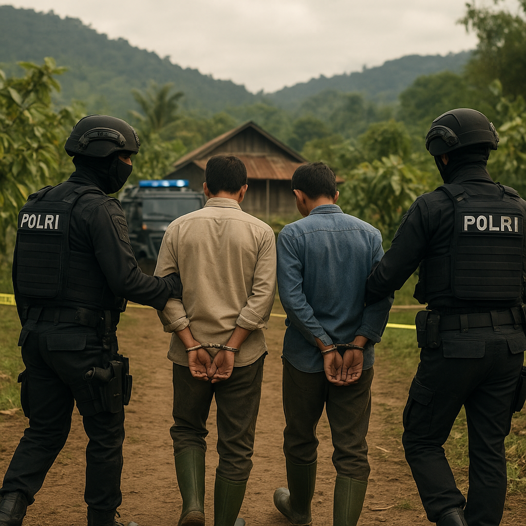 Diduga Teroris, Petani Kakao Ditangkap Densus 88 di Sulawesi Tengah