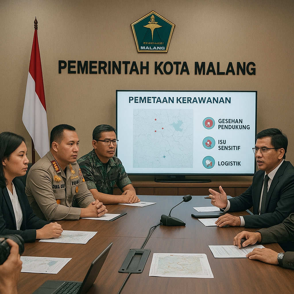 Antisipasi Konflik, Pemkot Malang Gelar Rapat Koordinasi Keamanan Pilkada