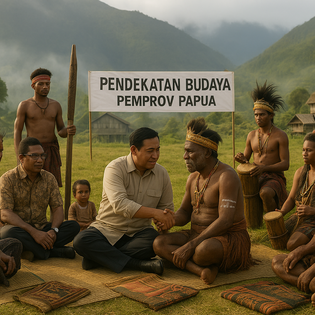 Pemprov Papua Gelar Pendekatan Budaya untuk Redam Konflik Antar-Kampung di Pegunungan Tengah