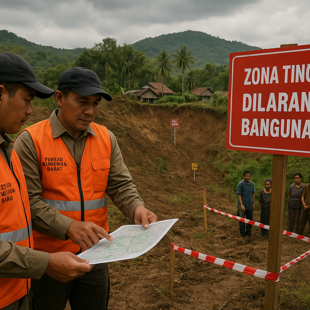 Pemkab Sumbawa Barat Terbitkan Pergub tentang Pengelolaan Kawasan Rawan Bencana Longsor
