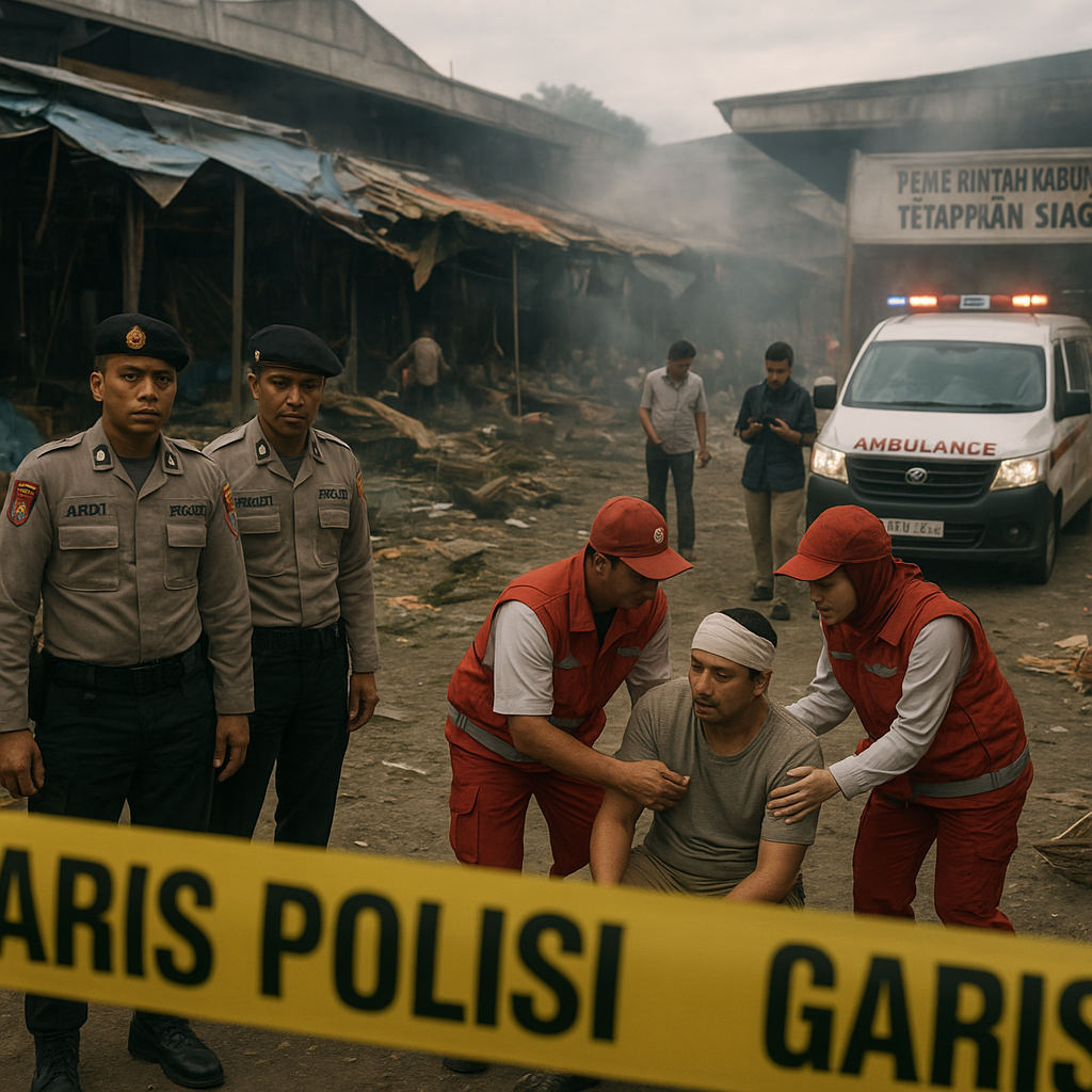 Pemerintah Kabupaten Poso Tetapkan Status Siaga Darurat Pasca Ledakan Bom di Pasar