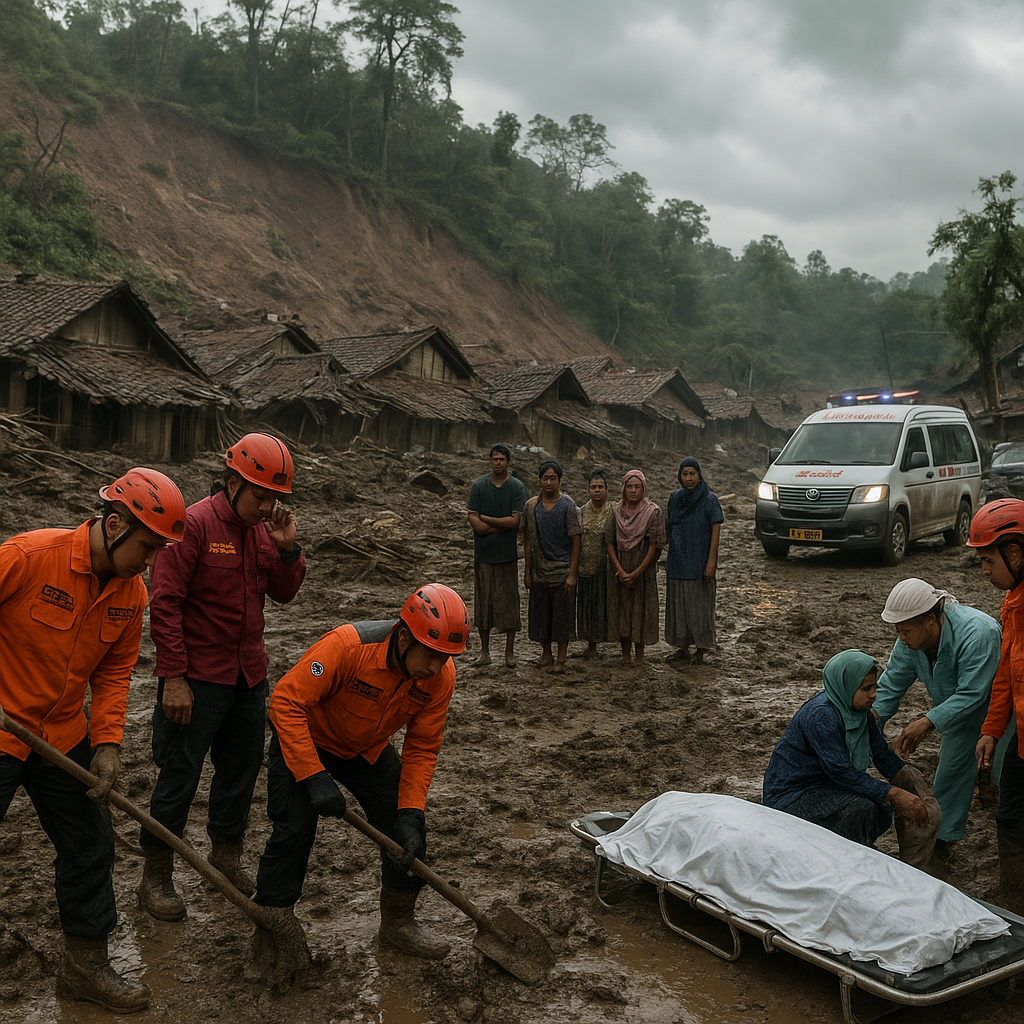 Longsor di Cianjur Akibat Hujan Deras, 8 Rumah Tertimbun