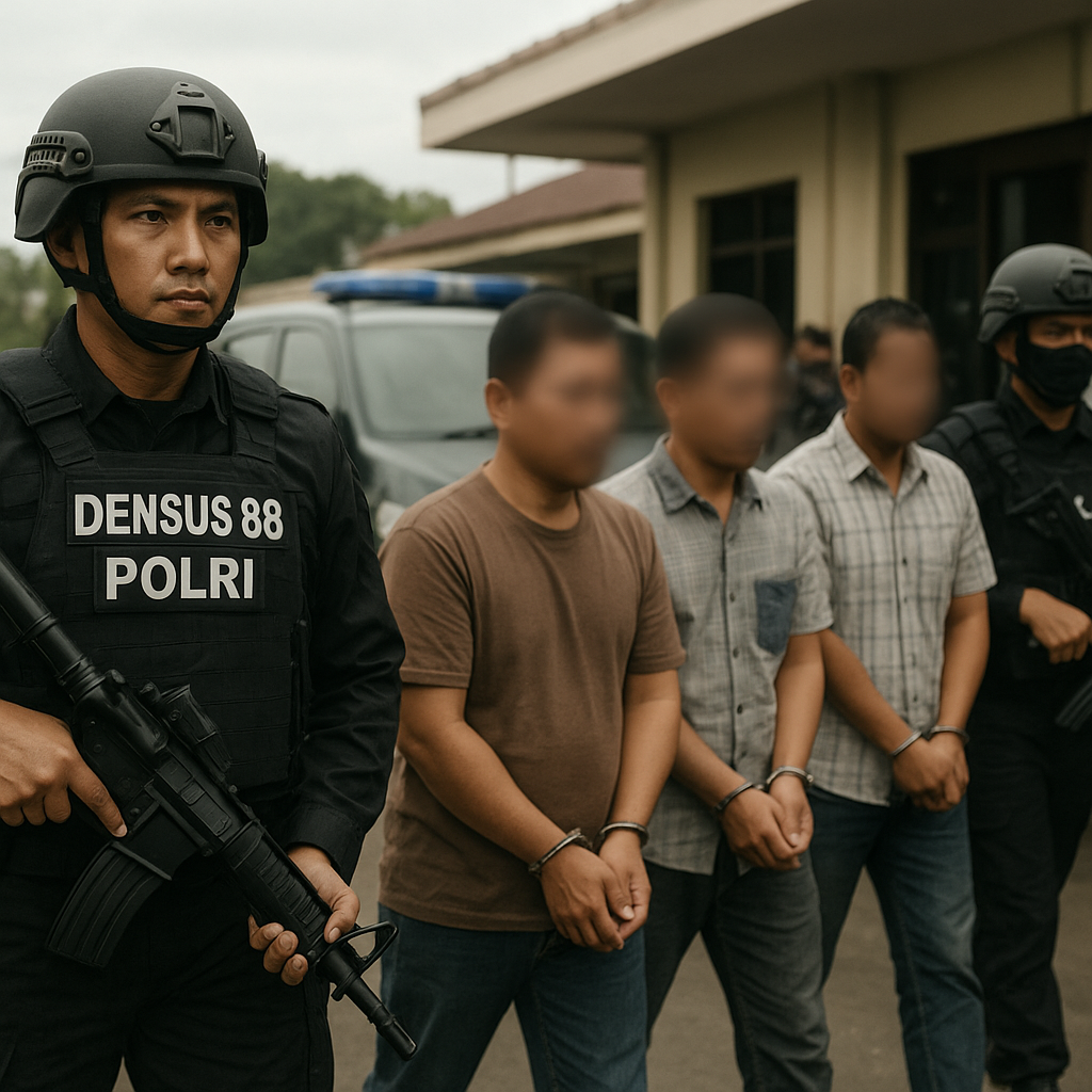 Densus 88 Tangkap 11 Tersangka Teroris di 6 Provinsi, Diduga Gelar Pelatihan Menembak