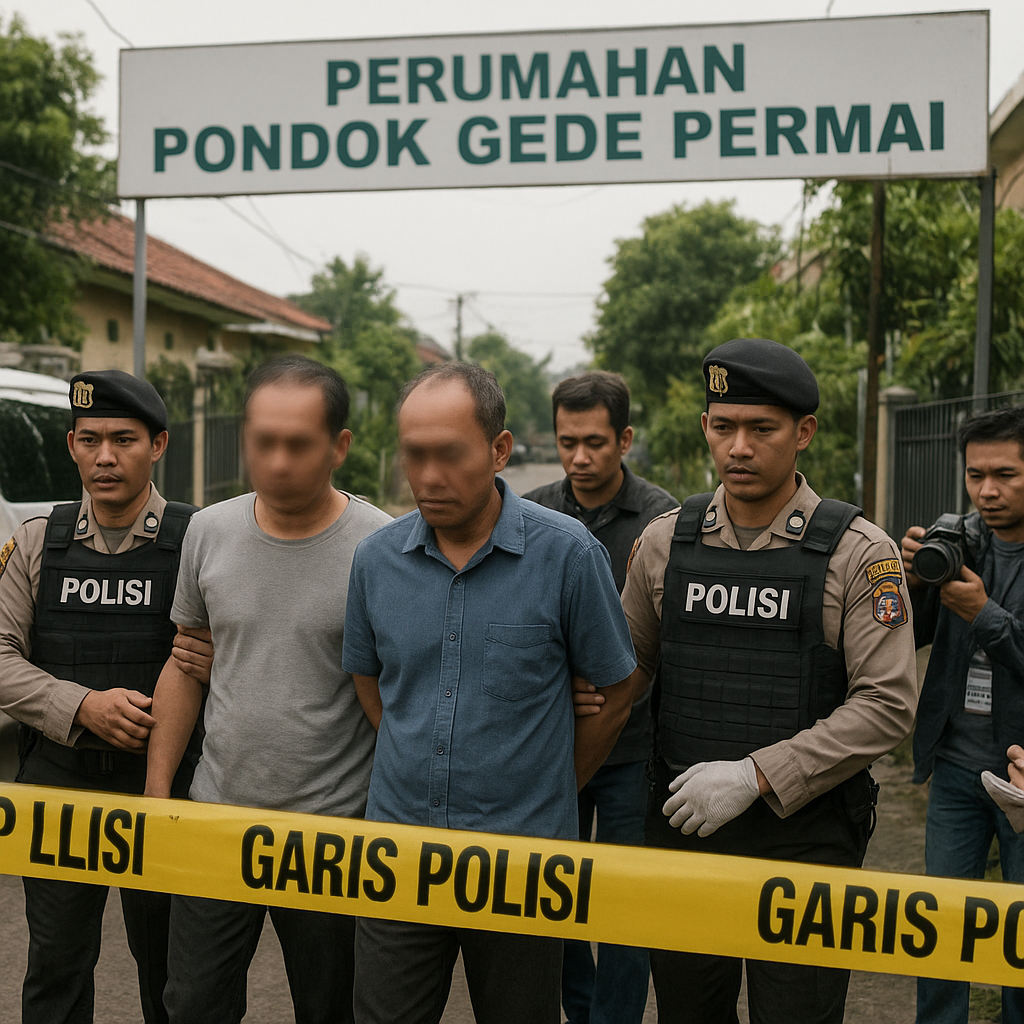 Dua Tersangka Pembunuhan Satu Keluarga di Bekasi Ternyata Tetangga Korban