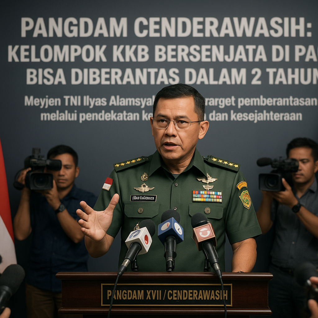 Pangdam Cenderawasih: Kelompok KKB Bersenjata di Papua Bisa Diberantas dalam 2 Tahun