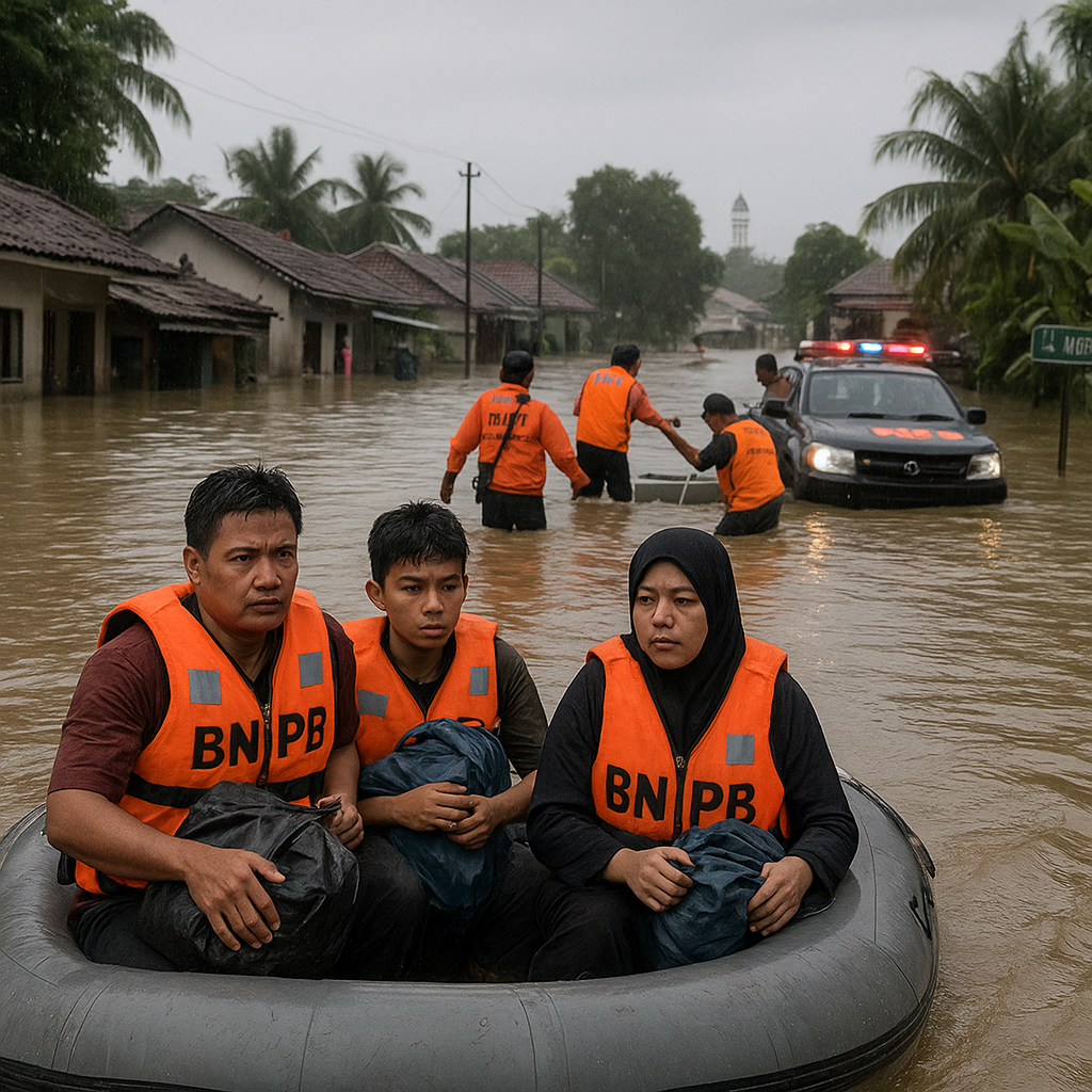 BNPB Catat 145 Bencana Alam Terjadi Selama September 2026, Banjir Dominan