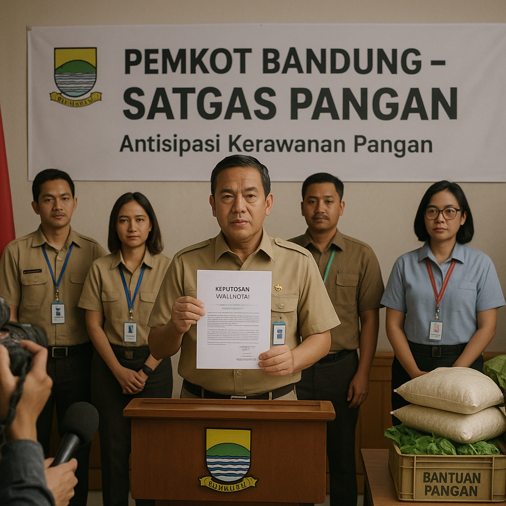 Pemkot Bandung Bentuk Satgas Pangan untuk Antisipasi Kerawanan Pangan