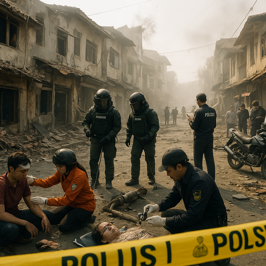 Polisi Sebut Ledakan di San Antonio Surabaya Diduga Akibat Kebocoran Gas