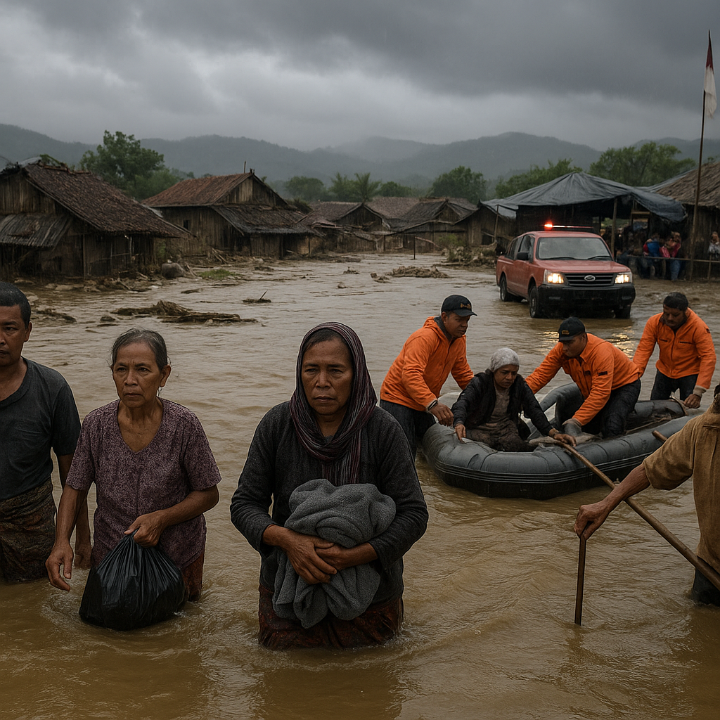 Banjir Bandang Terjang Tiga Desa di Kabupaten Sikka, NTT, Ratusan Warga Mengungsi