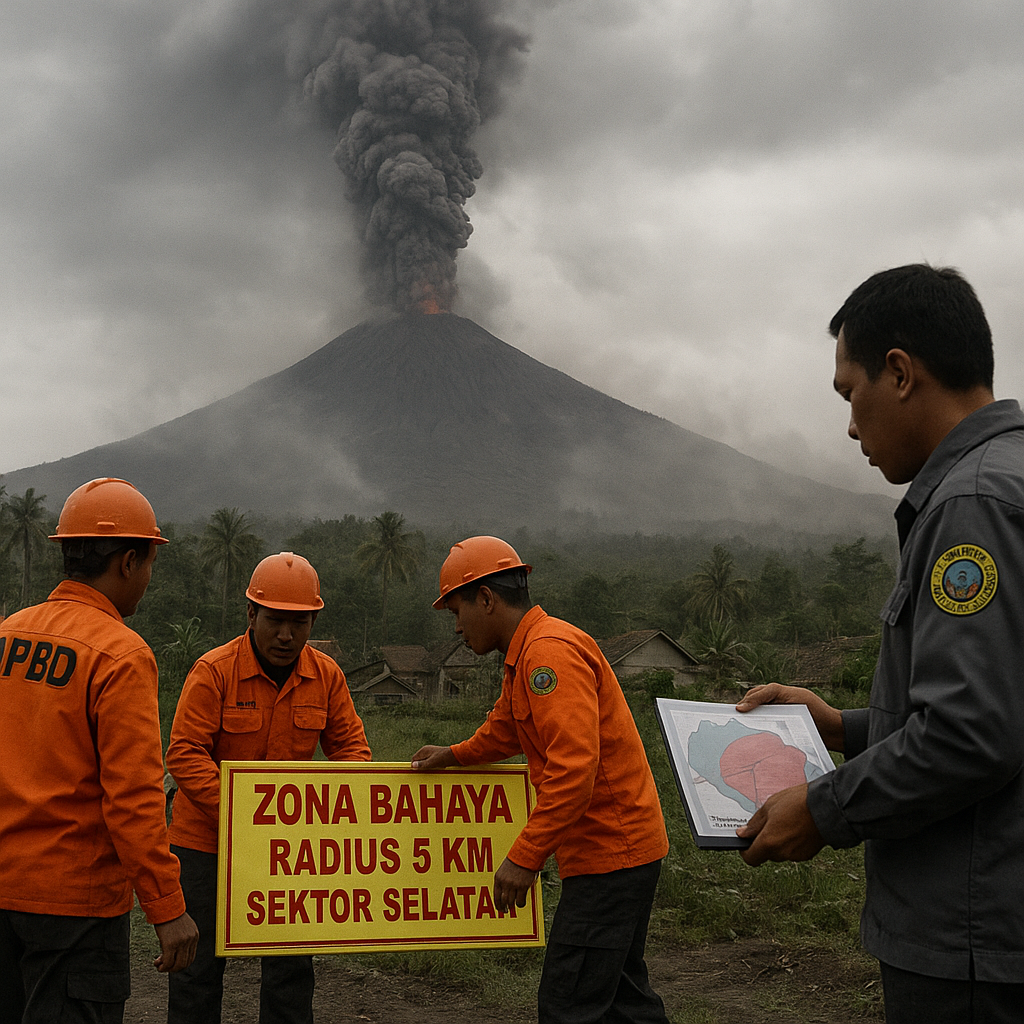 Kenaikan Aktivitas Gunung Api Semeru, PVMBG Perluas Zona Bahaya di Kabupaten Lumajang
