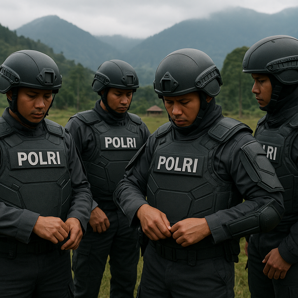 Polri Siapkan Seragam Anti-Panah untuk Anggota di Wilayah Konflik