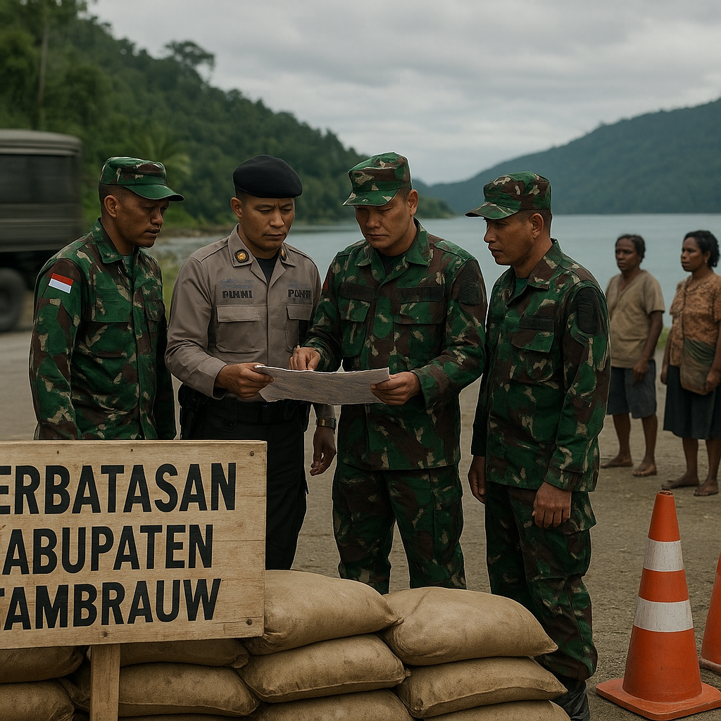 Pemprov Papua Barat Perkuat Pengamanan di Perbatasan Kabupaten Tambrauw Usai Laporan Penyusupan