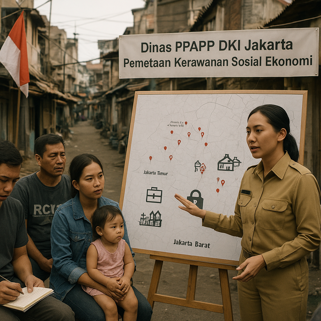 Dinas PPAPP DKI Jakarta Rilis Data Pemetaan Kerawanan Sosial Ekonomi di 10 Kelurahan