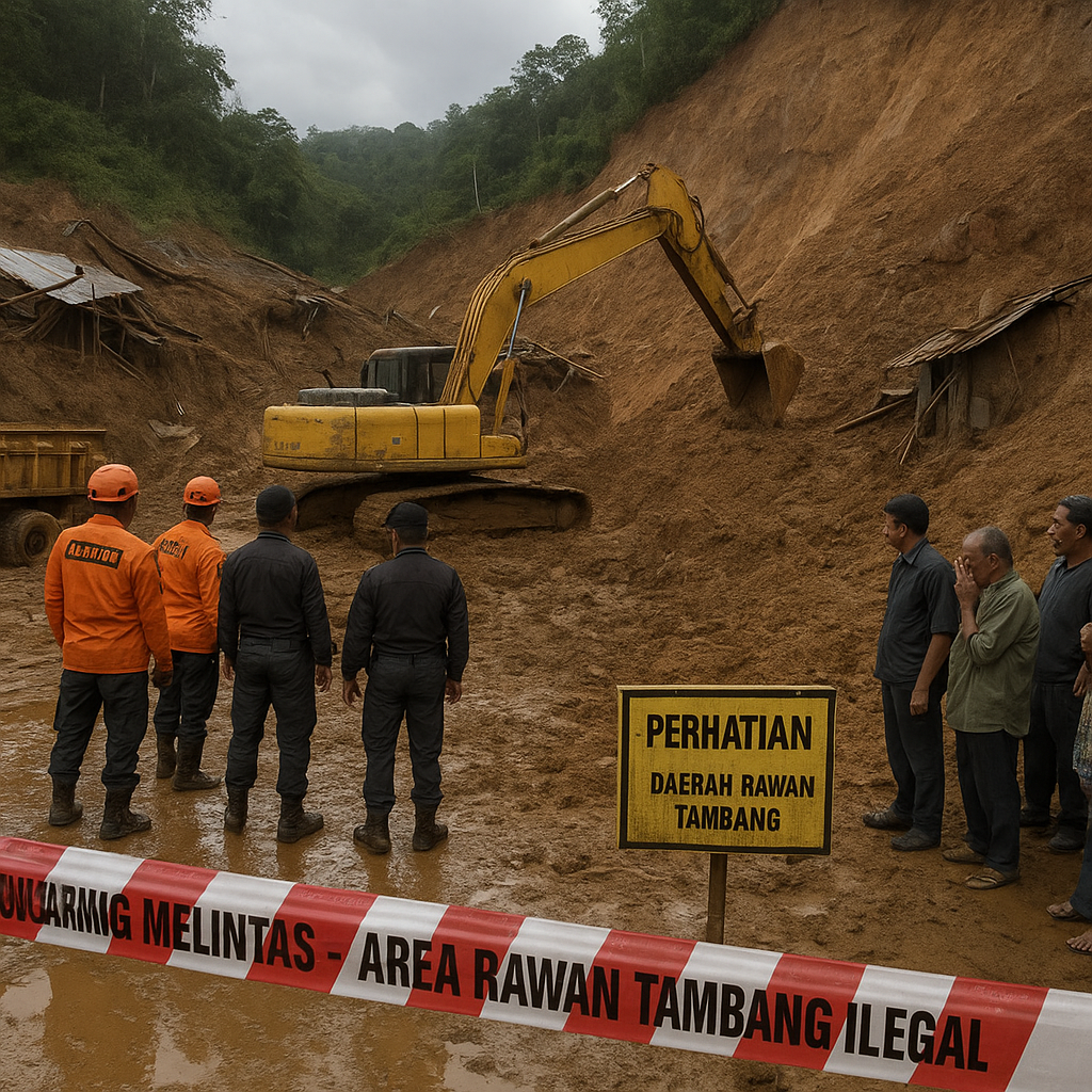 Kronologi Longsor Tambang Emas Ilegal di Sijunjung yang Tewaskan 9 Orang
