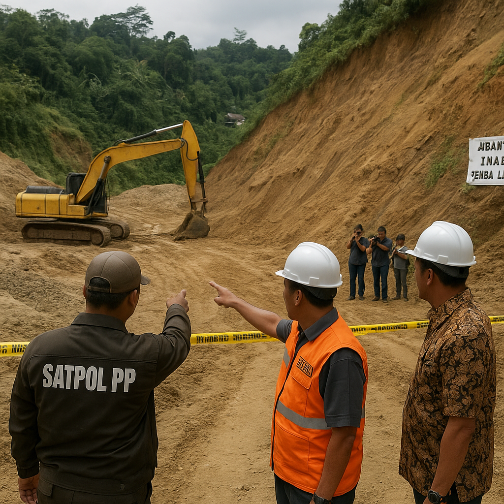 Penertiban Tambang Ilegal di Kabupaten Bogor untuk Kurangi Risiko Bencana Alam