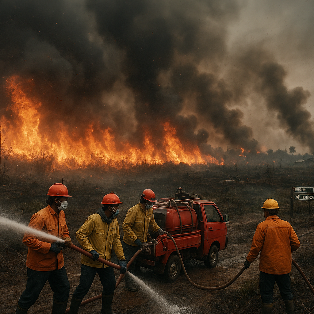 Kebakaran Hutan di Kalimantan Tengah Meluas, 4 Kecamatan Terdampak