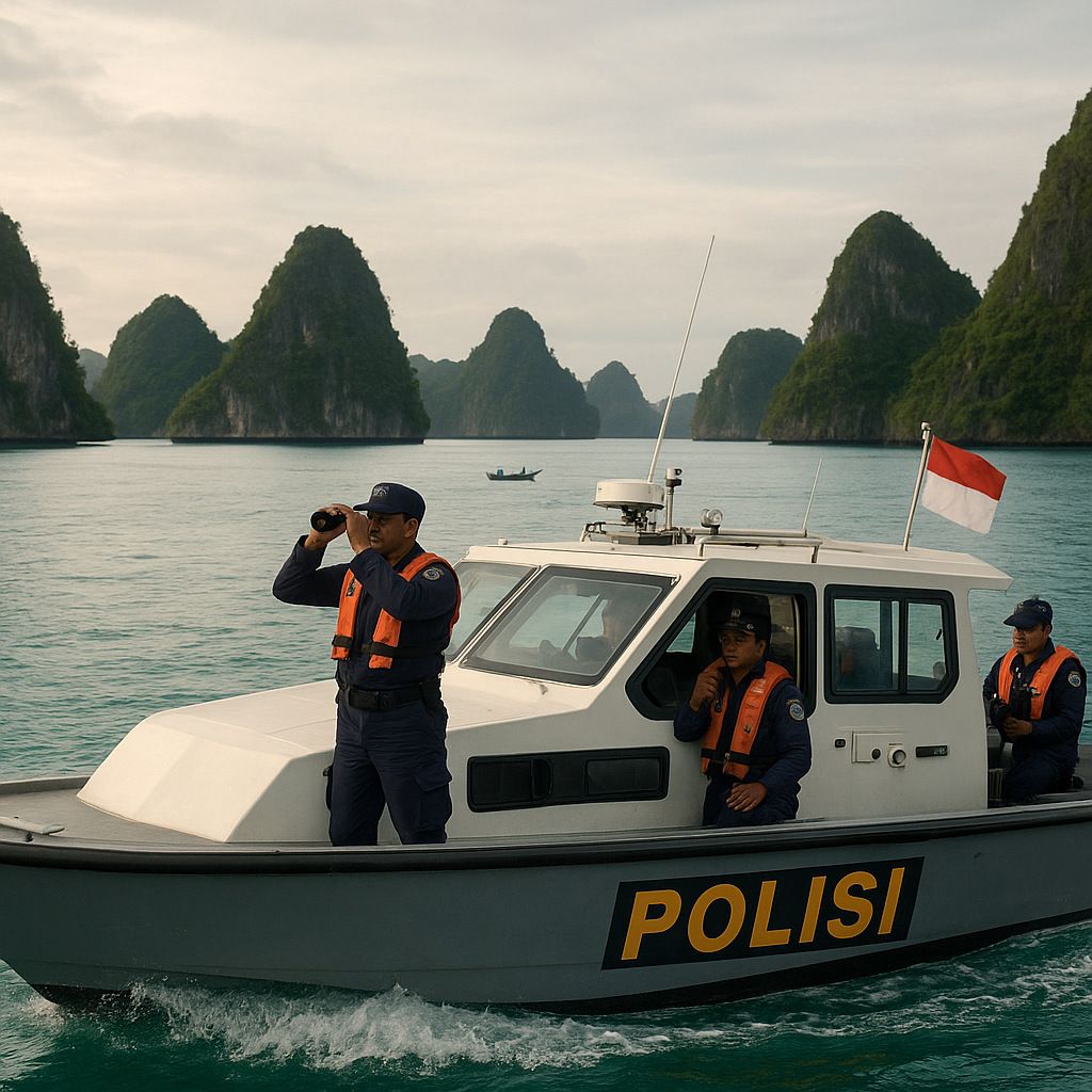Polisi Papua Barat Meningkatkan Patroli Laut untuk Antisipasi Ancaman Perompakan di Raja Ampat