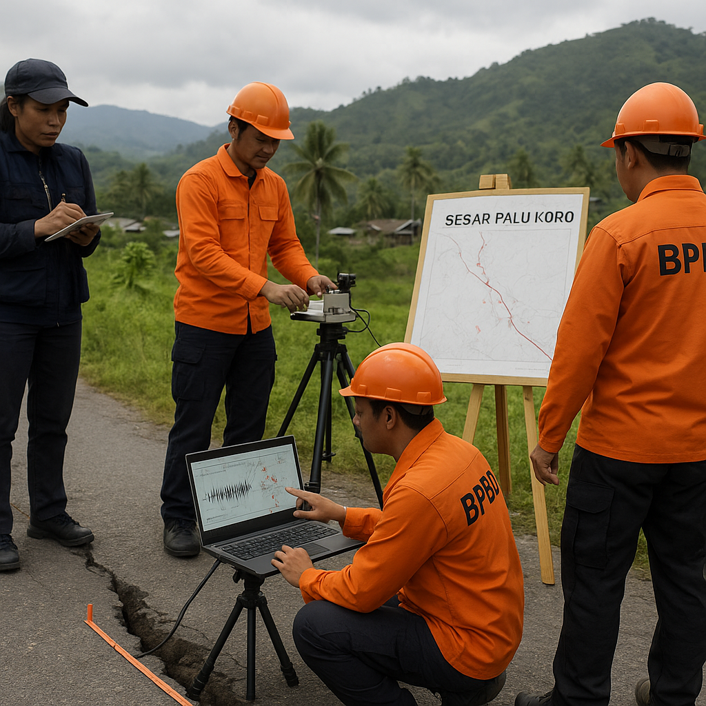 BPBD Sulawesi Tengah Laporkan Peningkatan Aktivitas Seismik di Sesar Palu Koro