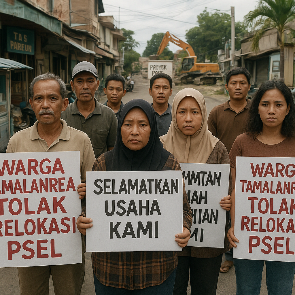 Warga Tamalanrea Tolak Relokasi Proyek Psel Makassar Karena Khawatirkan