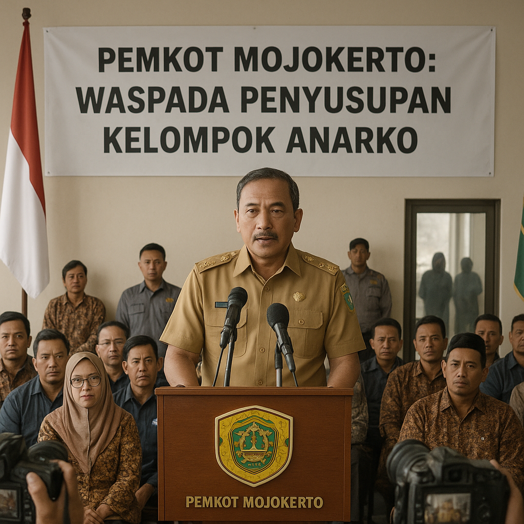Pemkot Mojokerto Minta Ormas Waspadai Penyusupan Kelompok Anarko
