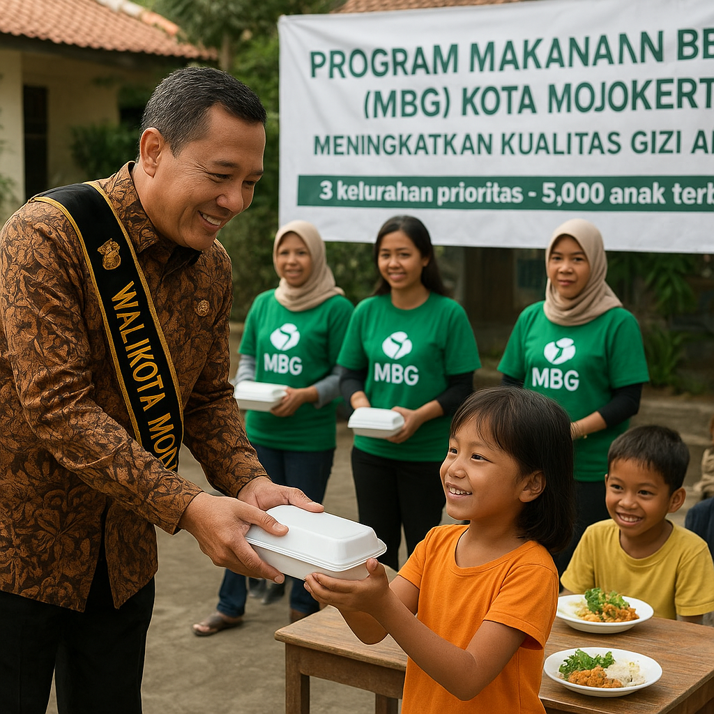 Wali Kota Mojokerto: MBG Tingkatkan Kualitas Gizi Anak