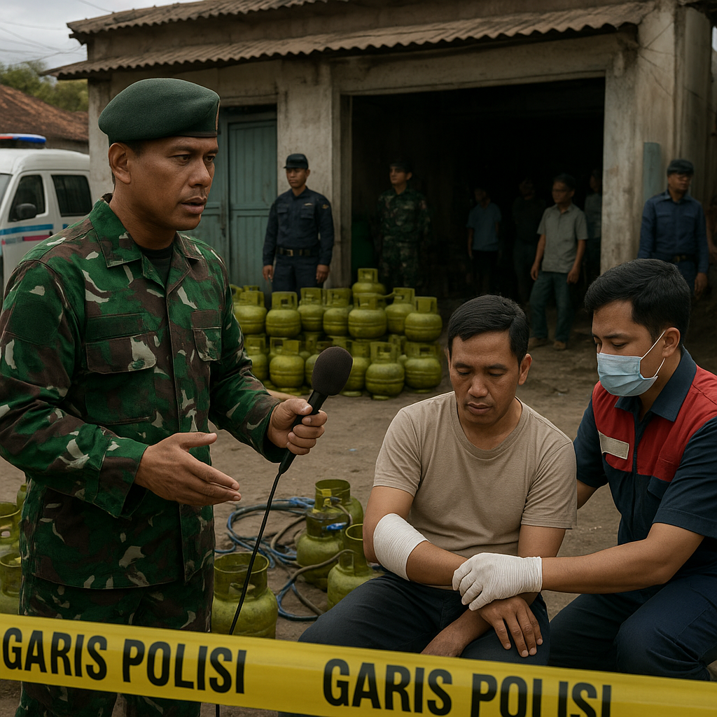 Denpom Buka Suara soal Warga Tertembak Saat Gerebek Pengoplos Gas